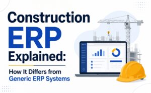 Construction ERP Explained: How It Differs from Generic ERP Systems
