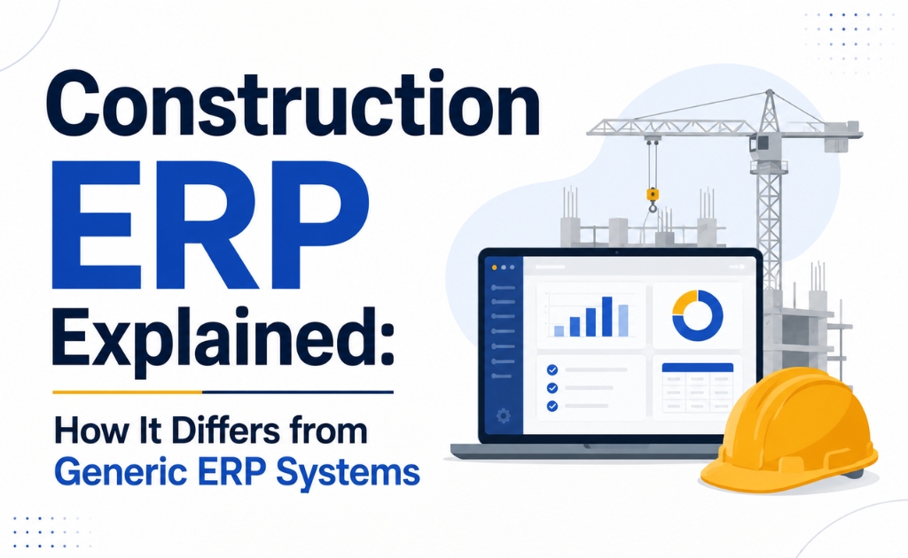 Construction ERP Explained – how construction ERP software differs from generic ERP systems