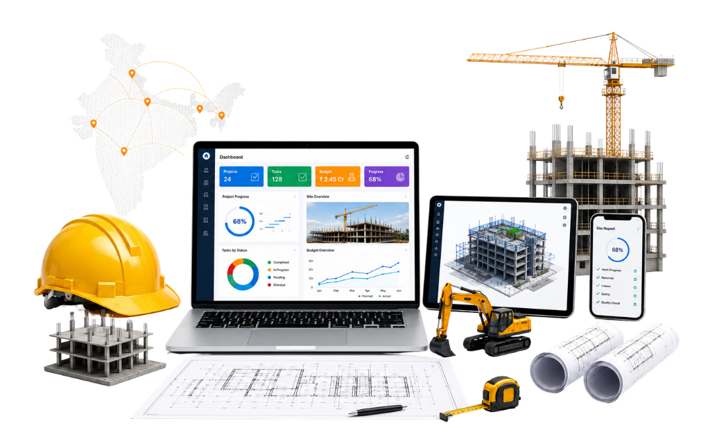 Best Construction Management Software in India for Builders